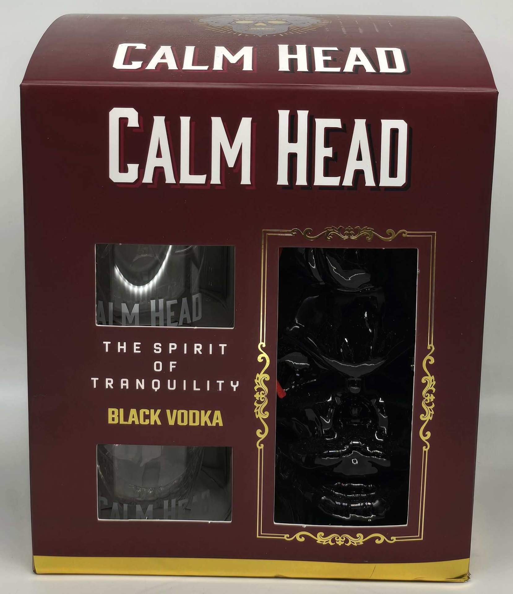 Calm Head Black Vodka [0,7L] PDD pohárral