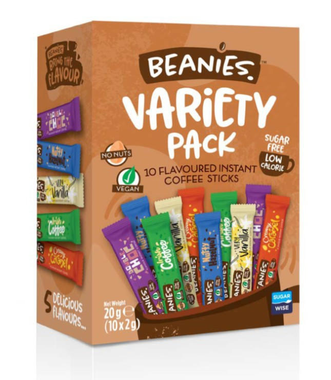 Beanies Variety Pack ízesített instant kávé [10x2g]