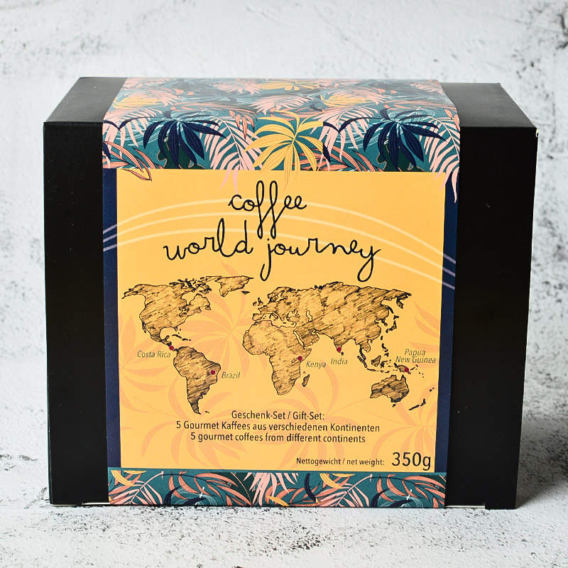 Coffee World Journey ajándékszett 5 gourmet kávé [350g]